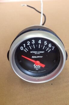 OIL PRESSURE GAUGE, 2-1/16", 0-100 PSI, AIR-CORE, SPORT-COMP